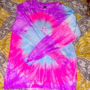 Gildan Long Sleeve Tie Dye Shirt